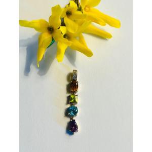 Tutti Frutti Gold Pendant