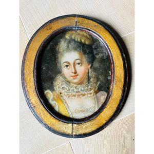 Portrait Of Hortense Mancini, Niece Of Mazarin, 17th Century