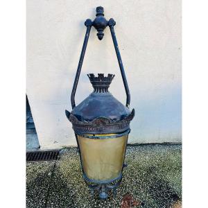 19th Century Bronze Lantern On Rue De Rivoli In Paris 