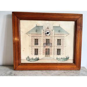 Clock Painting Architect’s Charlesx