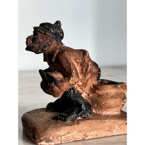 Rare Caricature Statuette War 14/18
