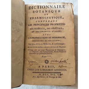 Botanical And Pharmaceutical Dictionary 1791