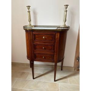 Half-moon Directoire Chest Of Drawers In Mahogany