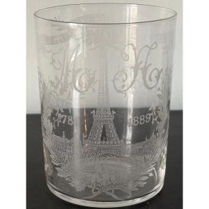 Glass From The 1889 Paris World's Fair