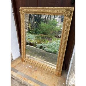 Gilded Wood-framed Mirror 