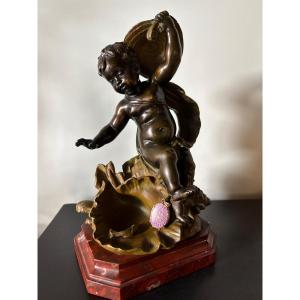 Bronze Little Girl Forming Ring Sizer 