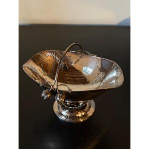 Solid Silver Georg Jensen Sugar Bowl 