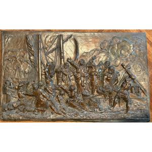 The Miraculous Catch Of Fish (high Relief) By F. Lavastre