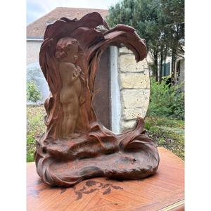 Art Nouveau Table Mirror 