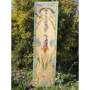 Painted Woodwork With "chinoiserie" Motifs
