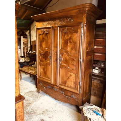 Small Wardrobe From Sennecey Le Grand In Walnut