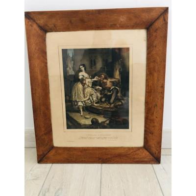 Lithography Esmeralda Et Quasimodo