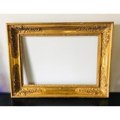 Golden Frame From The Empire-restoration Period
