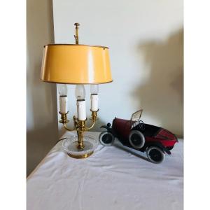 Crystal And Gilded Bronze Hot Water Bottle Lamp