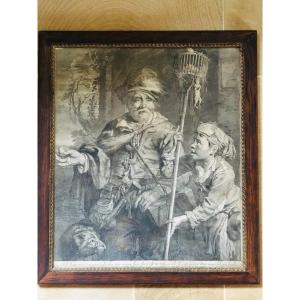 The Rat Catcher Cornelis Visscher Original Proof