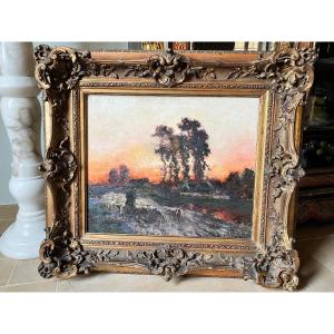 Sunset Impressionist Korochansky Michel