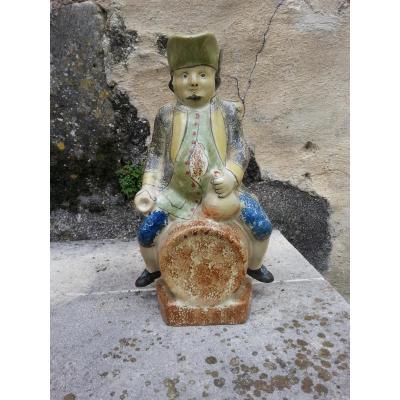 Jacquot Pitcher. Earthenware. 19th.