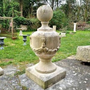 Garden Decoration In Freestone (tuffeau)