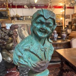 Cast Iron Bust