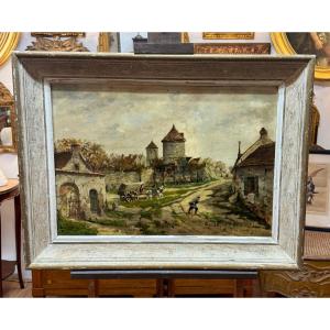 Oil On Canvas By Dumay