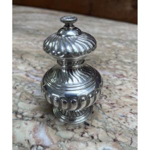 Solid Silver Pepper Mill