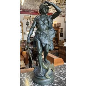 Spelter Sculpture By Auguste Moreau