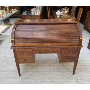 Louis XVI Style Cylinder Desk