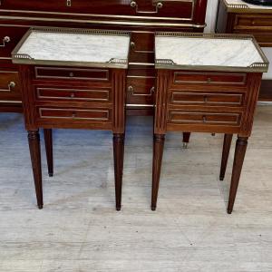 Pair Of Louis XVI Bedside Tables