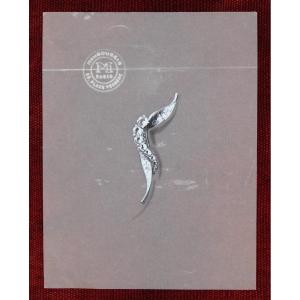 Drawing On Tracing, Brooch Project For Maison Mauboussin