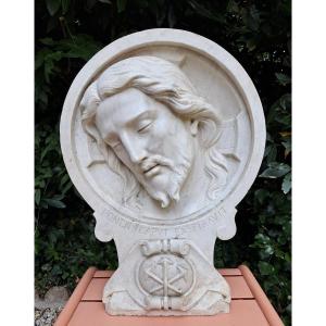 Marble Christ, Italian School Of The 19th Century