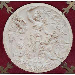 Sébastien De Boishéraud (1847-1927), Souvenir Of The Nantes Symphony, 1900, Plaster 
