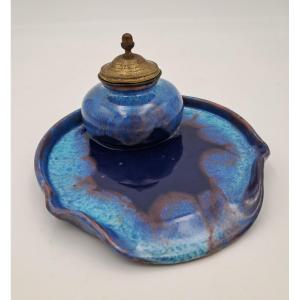 Art Deco Ceramic Inkwell From Bordeaux In Caudéran (cab)