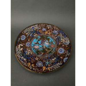 Cloisonné Enamel Dish 19th Century Japan China