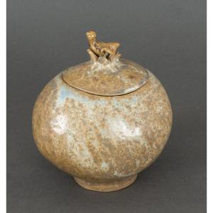 Candy Jar Lid Bode Willumsen Stoneware Egg Shape Bird's Nest