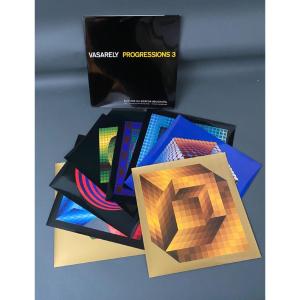 Vasarely Progressions Portfolio 3 Editions Du Griffon Neuchâtel 