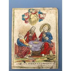 Gouache Engraving Painting On Cardboard Cornelius De Boudt 18th Century