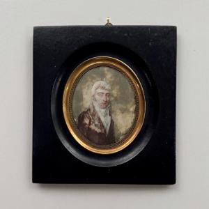 19th-century Miniature Of A Man In A Frock Coat, 1807