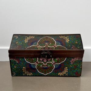 Bronze Cloisonné Box, China, 19th Century