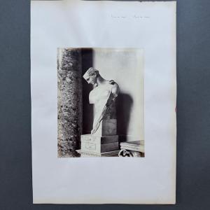 Albumen Print Depicting Psyche Of Capua, Naples Museum, 19th Century