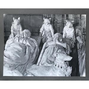 Silver Gelatin Photograph, Tomb Of Angels Ii, Bernard Darot, 20th Century