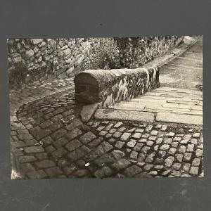 Black And White Photograph Titled "in The Alley" By Robert Laporte, 20th Century 