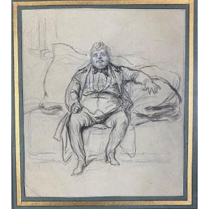 Drawing Of Alexandre Dumas Père By Paul Gavarni