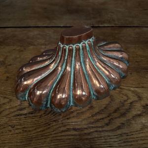 19th Century Fluted Copper Cake Mold