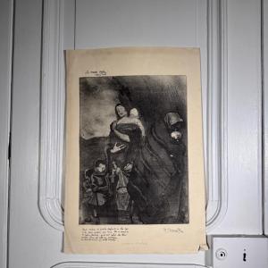 Engraving Countersigned: Serbian Mothers Towards Exile By Daniel Vazquez Diaz