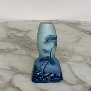 Vase By Jérôme Massier Fils Vallauris Am, Blue Seaside Background