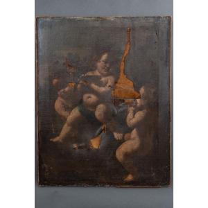 Oil On Canvas, 17th Century Italian, Angel Of Love