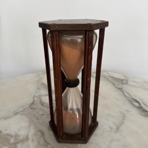 Large 18th Century Hourglass With Six Columns