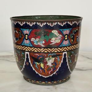 Cloisonné Planter Japan Late 19th Century