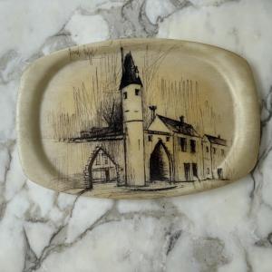 Fiberglass Tray By Bernard Buffet, France