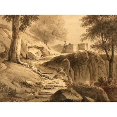 Jean Jacques Champin Drawing Scene Character Framing